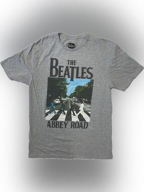 The Beatles Gray Abbey Road Graphic Tee
